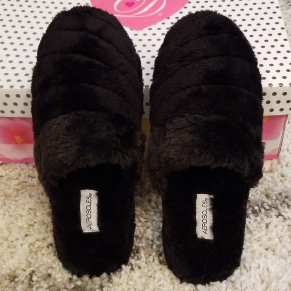 New Aerosoles Black Slippers S (5-6) - Picture 6 of 8